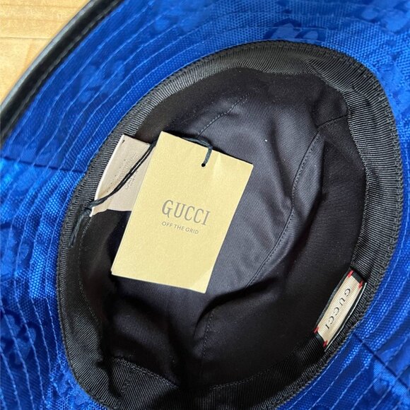 Gucci Off The Grid Bucket Hat Blue - Picture 9 of 11